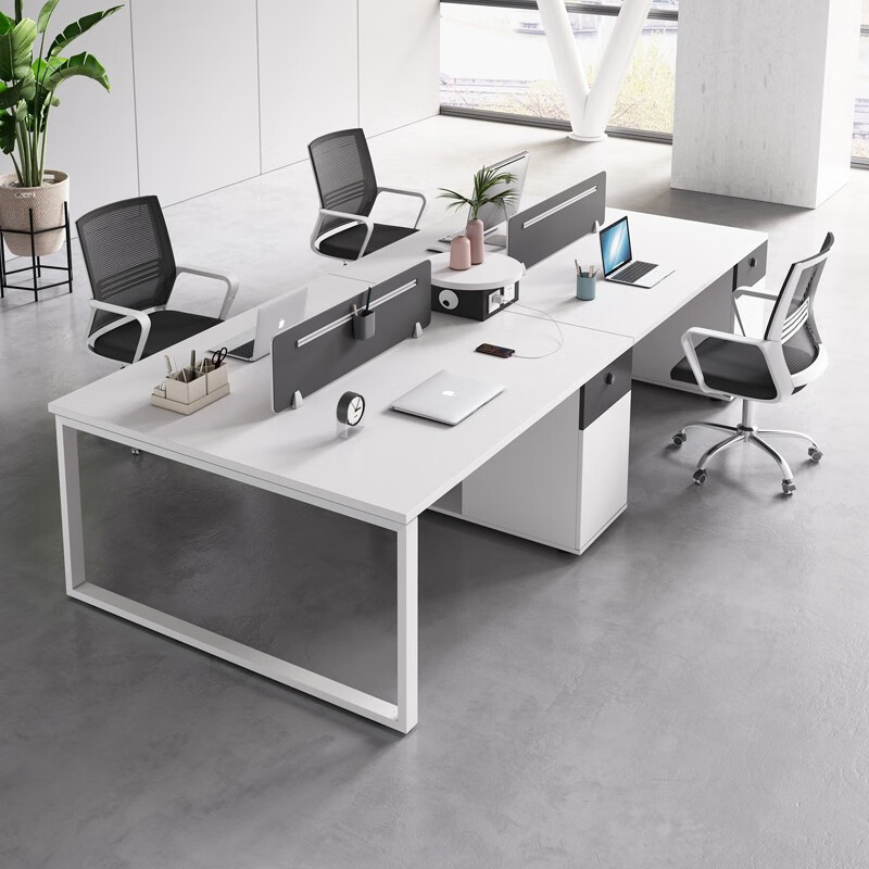 Four-person workplace staff de - Office Furniture Manufacturers review and price