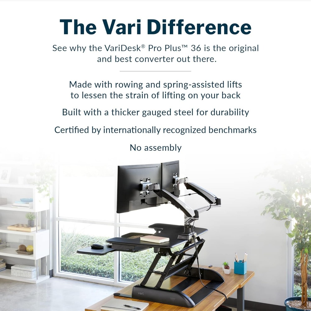 Desk Pro Plus 36, Dual Monitor - Office Furniture Plus review and price